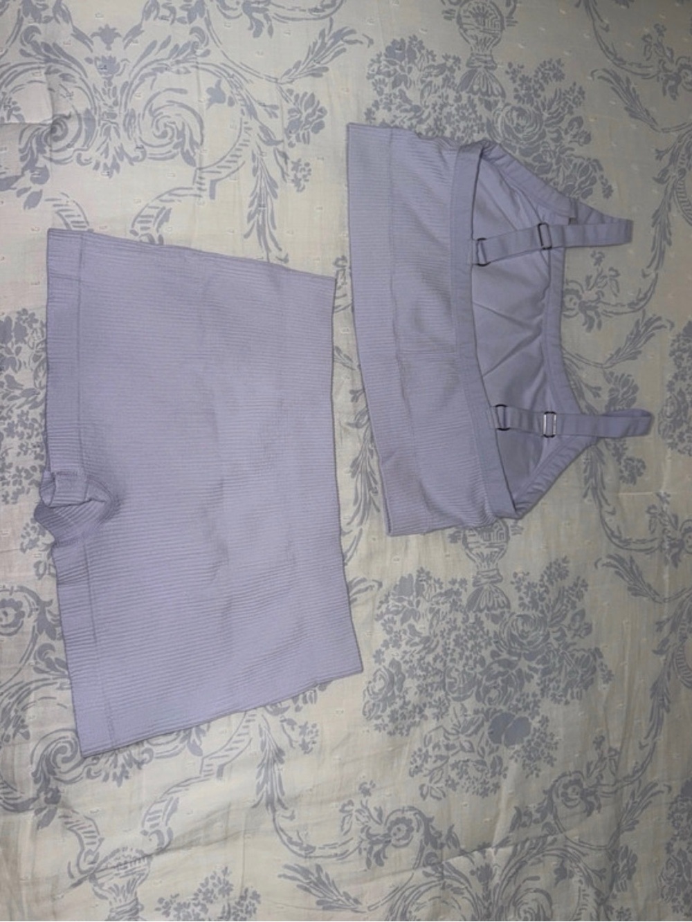 Snoopy Lilac Ribbed Set - Picture 2 of 6